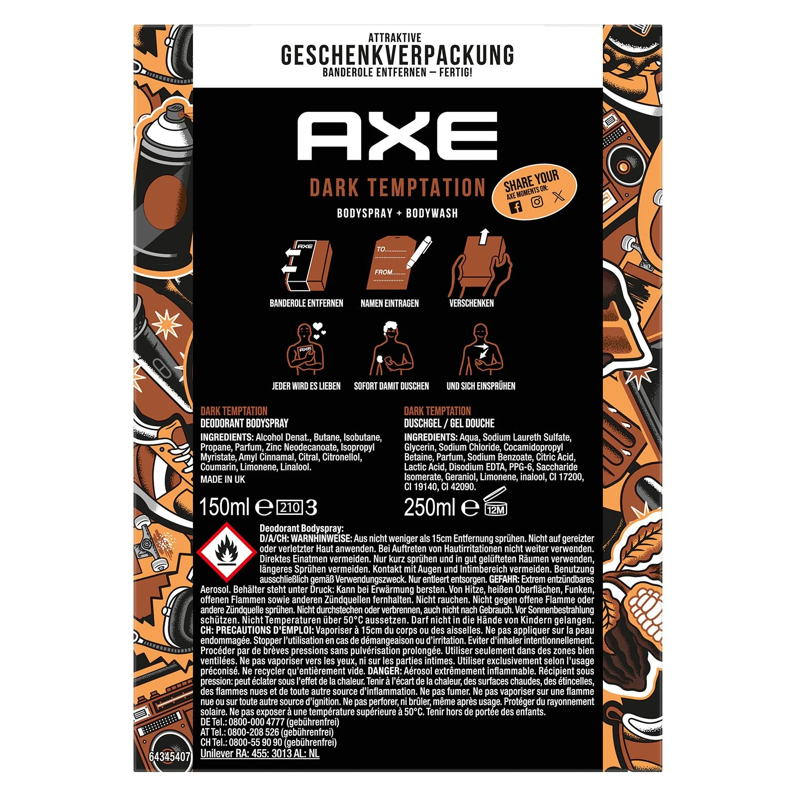 AXE Pflegeset Dark Temptation - Image 10