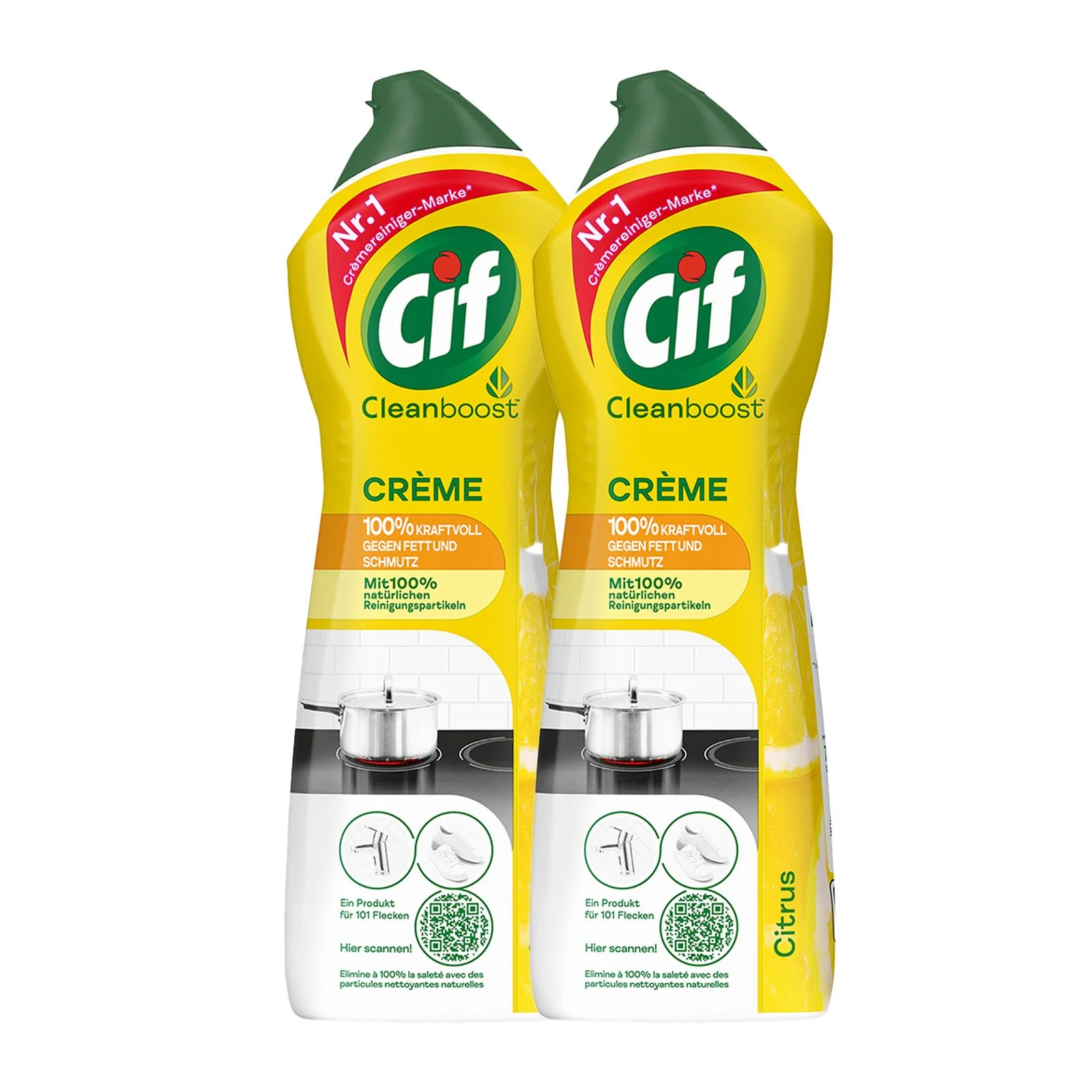 Cif Crème Citrus, Scheuermilch Citrus Reiniger - Image 7