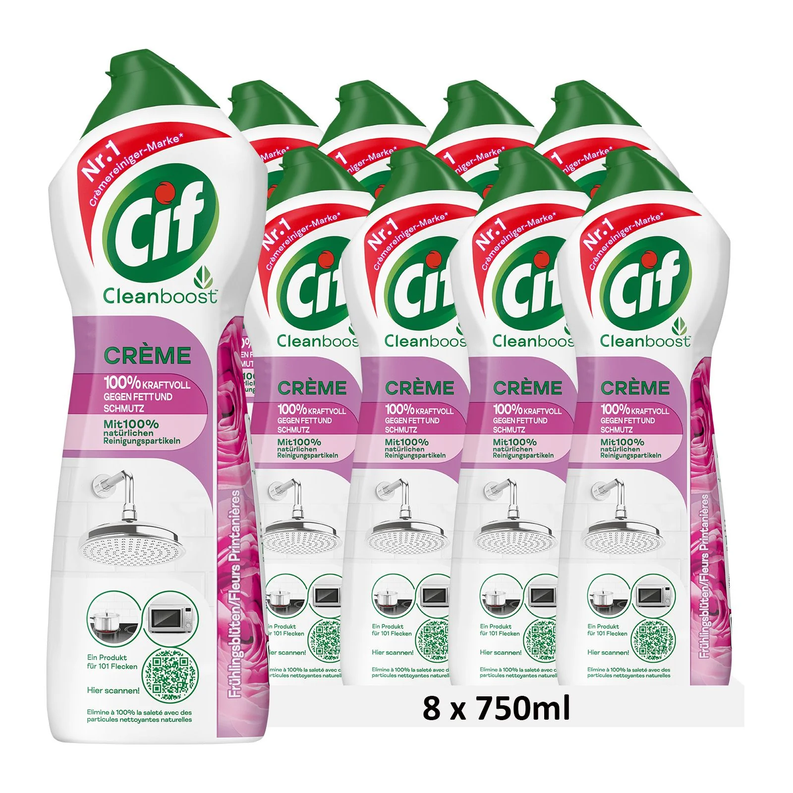 Cif Crème Scheuermilch Reiniger Frühlingsblüte - Image 14