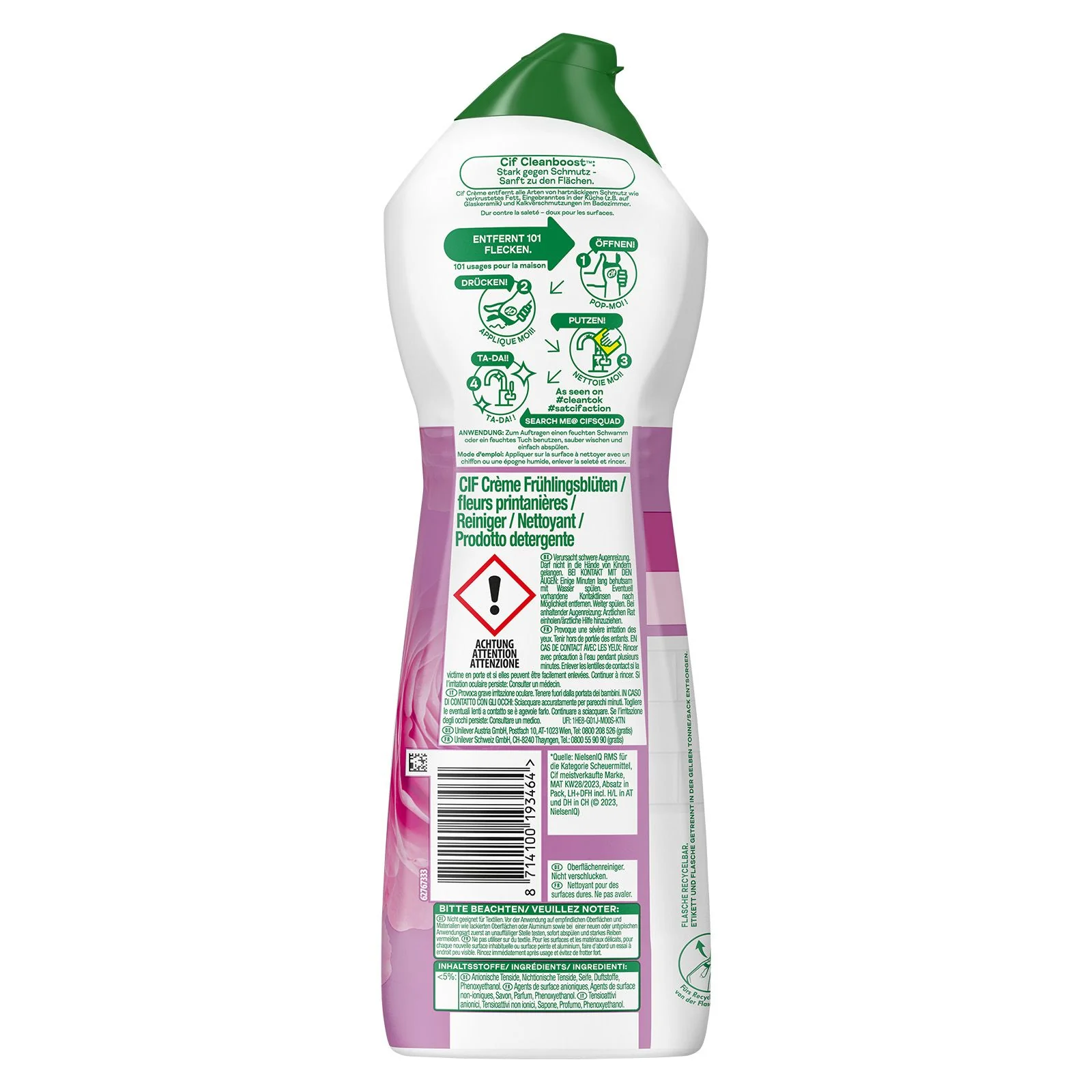 Cif Crème Set, Scheuermilch Set für den gesamten Haushalt - Image 6