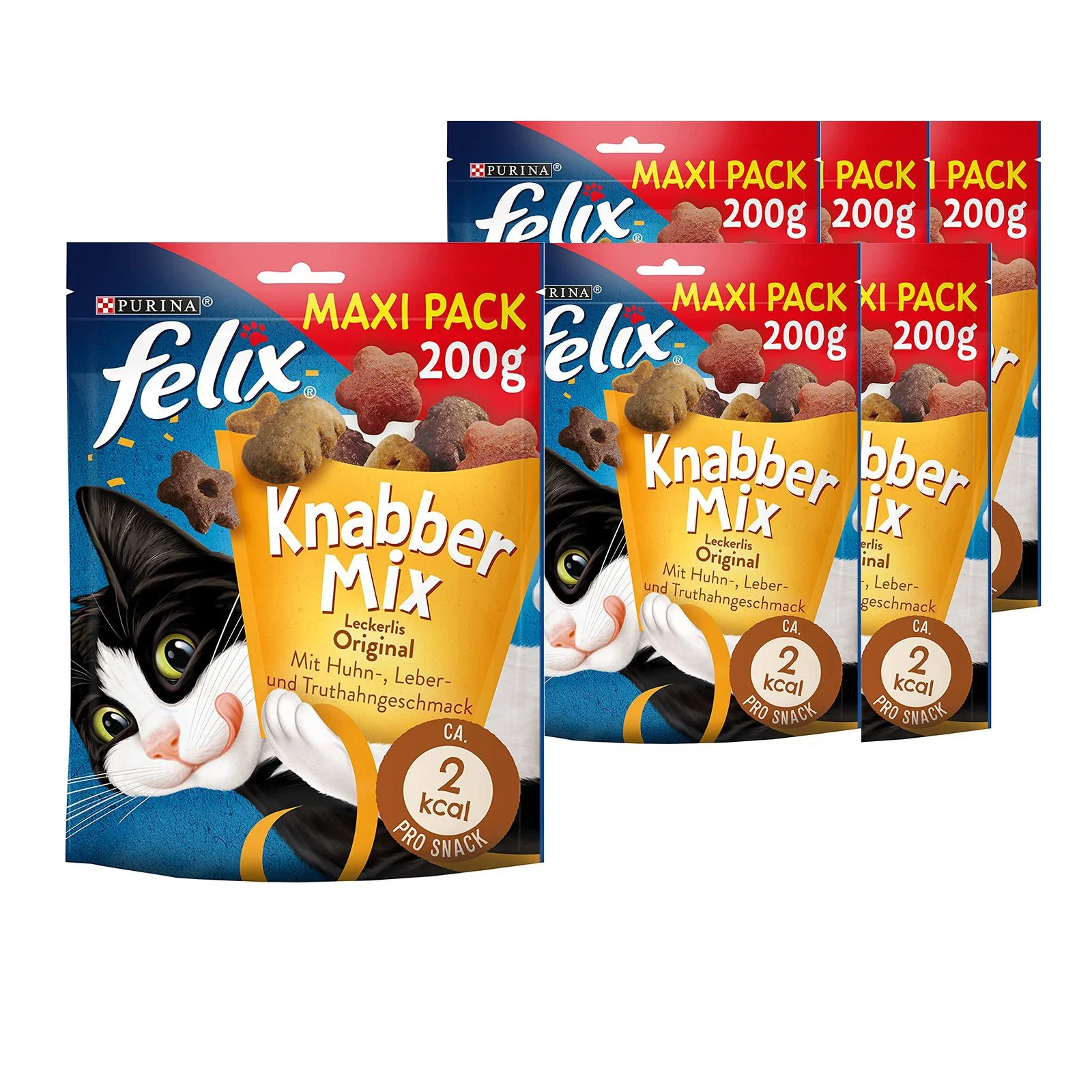 FELIX KnabberMix Original, Knuspriger Katzensnack mit 3 Geschmacksrichtungen - Image 11