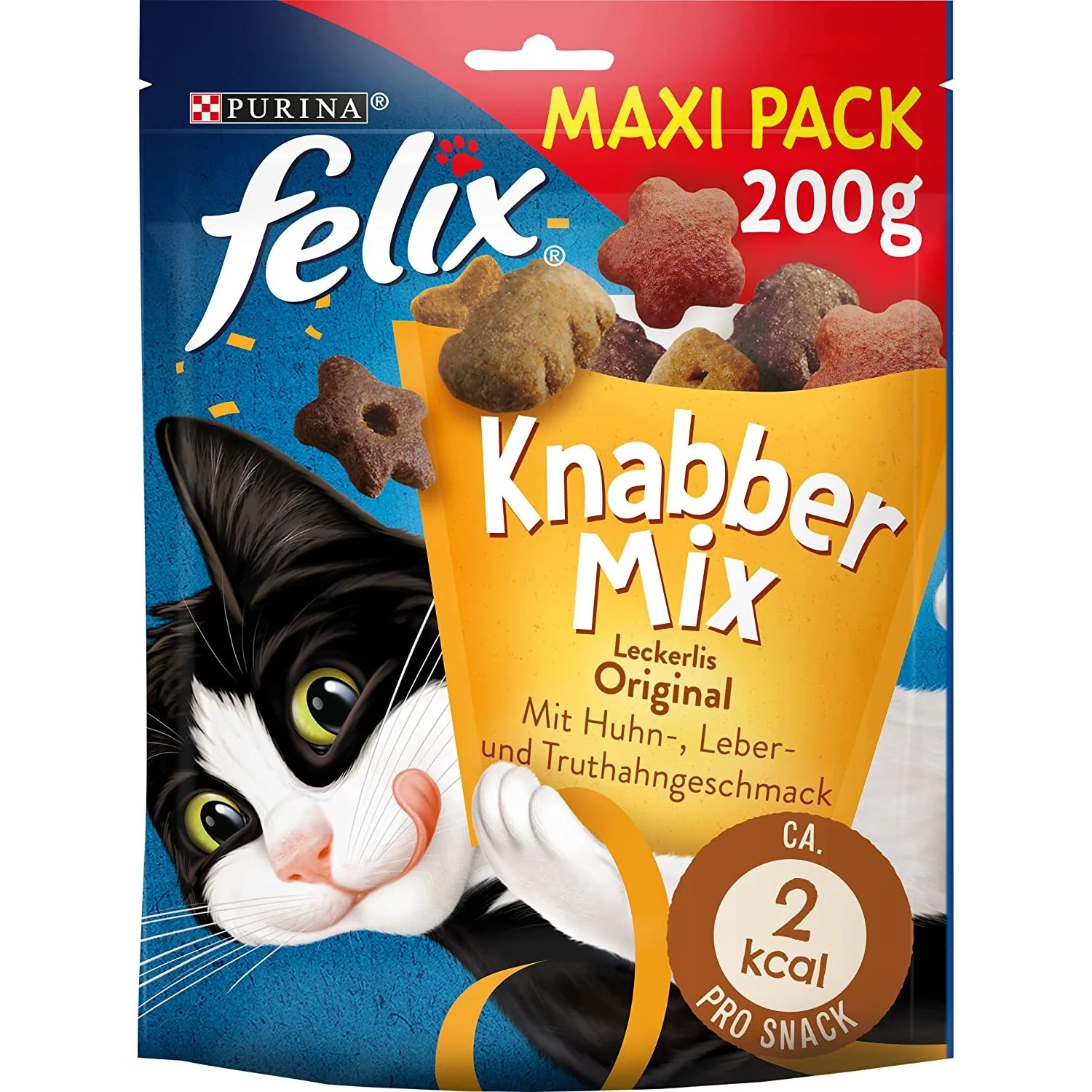 FELIX KnabberMix Original, Knuspriger Katzensnack mit 3 Geschmacksrichtungen - Image 12