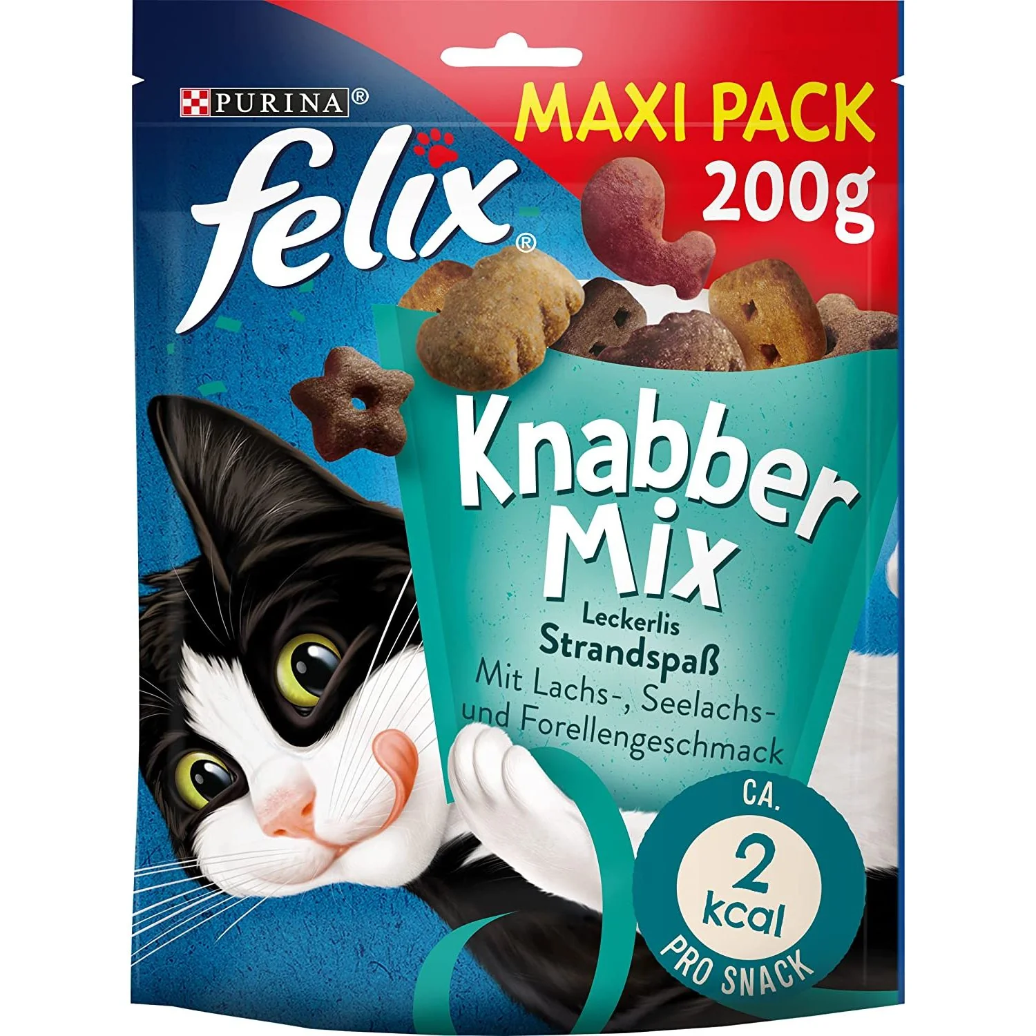 FELIX KnabberMix Strandspaß, Knuspriger Katzensnackmit 200g Beutel - Image 11