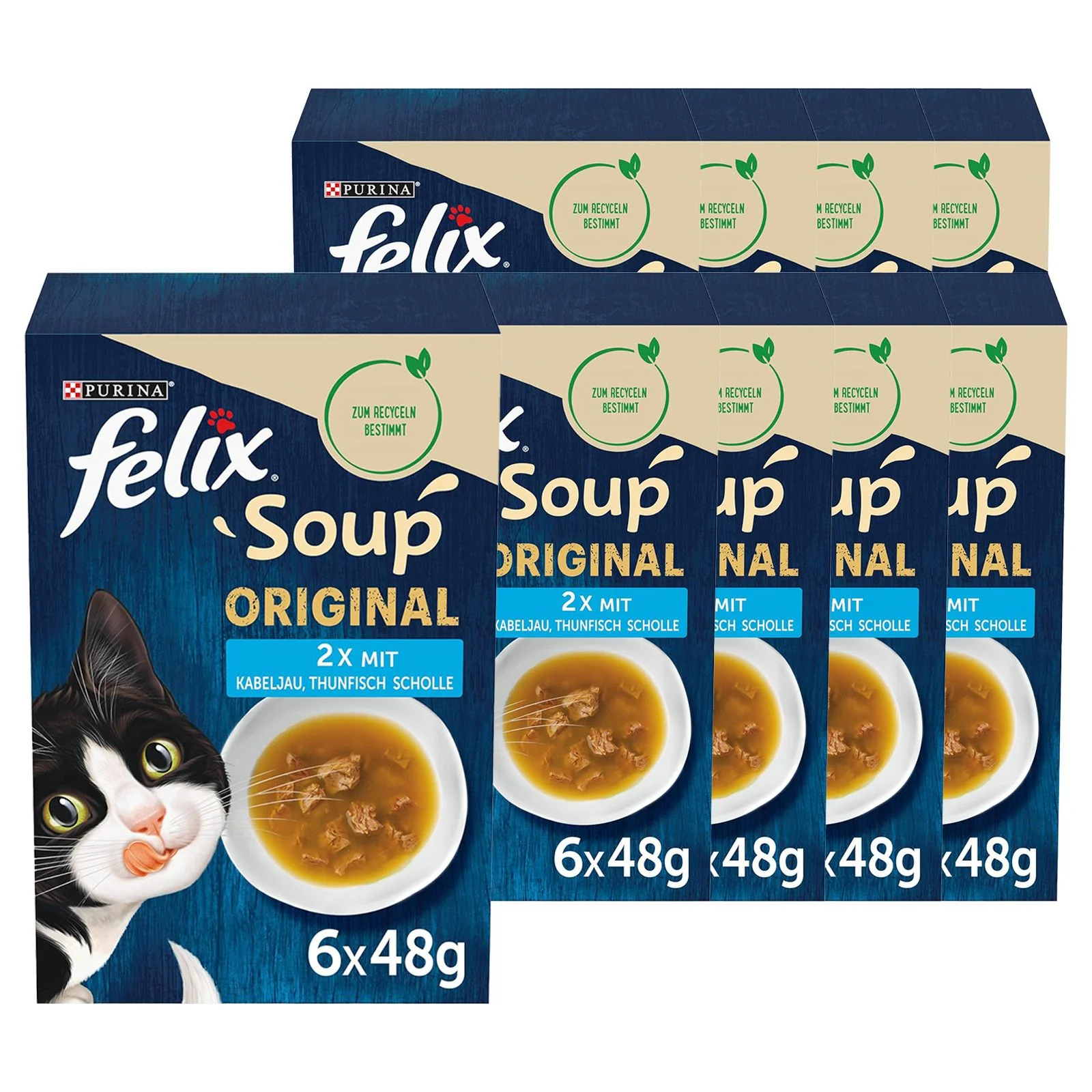 FELIX Soup, Suppe mit zarten Stückchen, Geschmacksvielfalt aus dem Wasser, 6erPack à 48g - Image 7