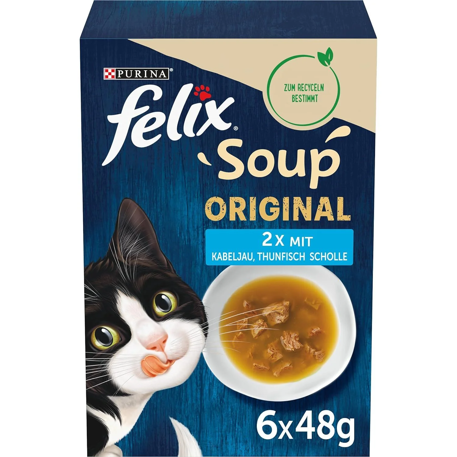 FELIX Soup, Suppe mit zarten Stückchen, Geschmacksvielfalt aus dem Wasser, 6erPack à 48g - Image 9