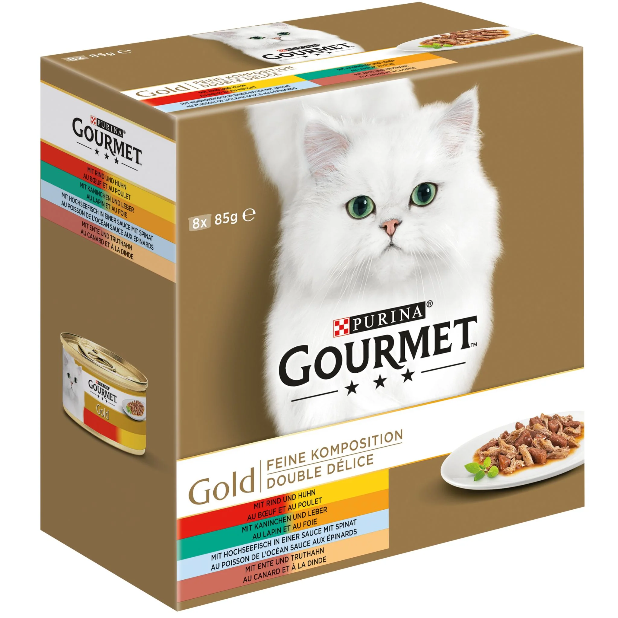 GOURMET Gold Feine Komposition Katzenfutter nass, Sorten-Mix - Image 6