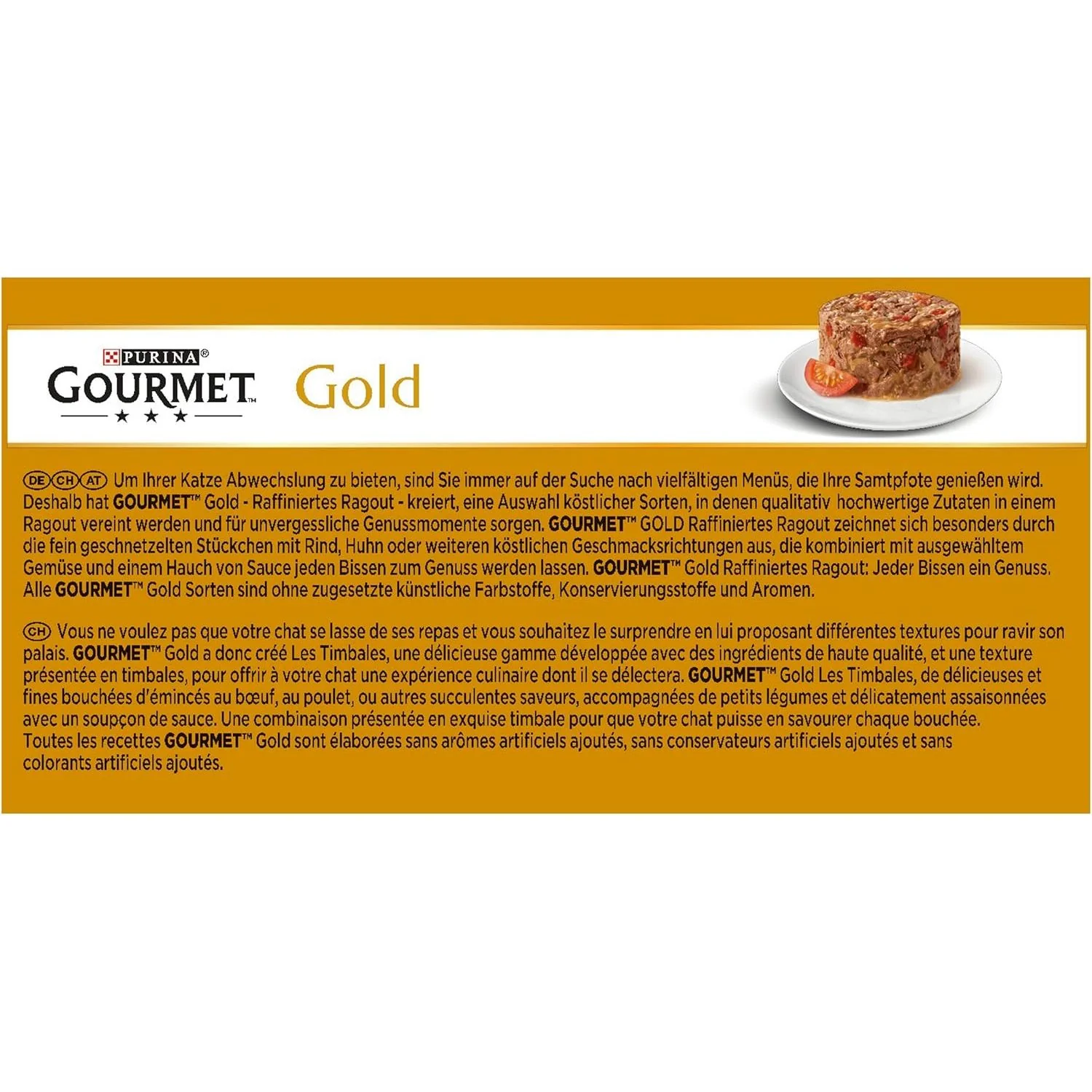 GOURMET Gold Raffiniertes Ragout Katzenfutter nass, Sorten-Mix - Image 5
