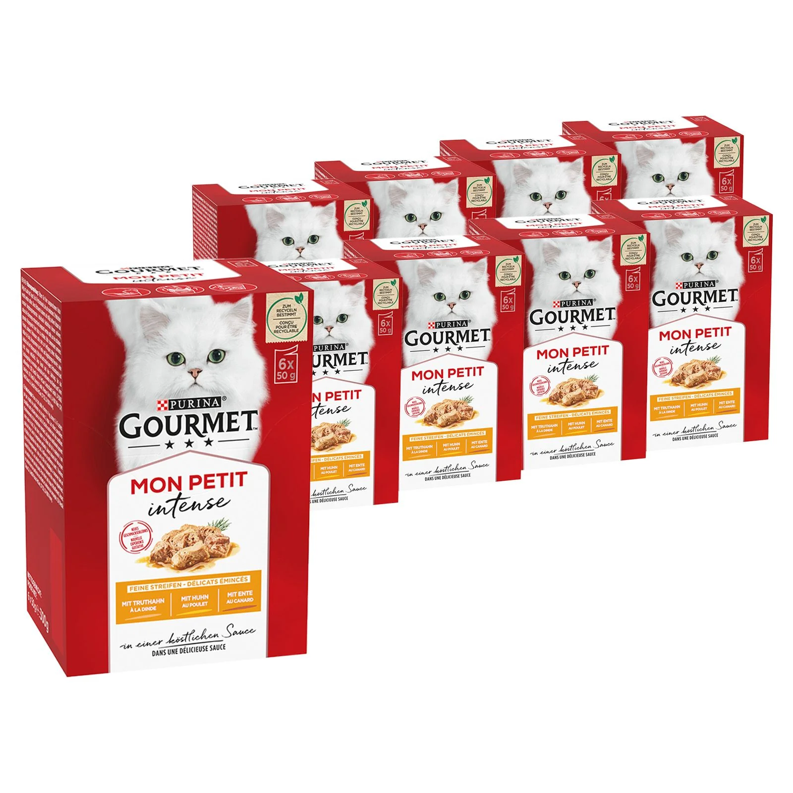 GOURMET Mon Petit Katzenfutter nass, Geflügel-Variationen 6er Pack à 50g Dose - Image 10