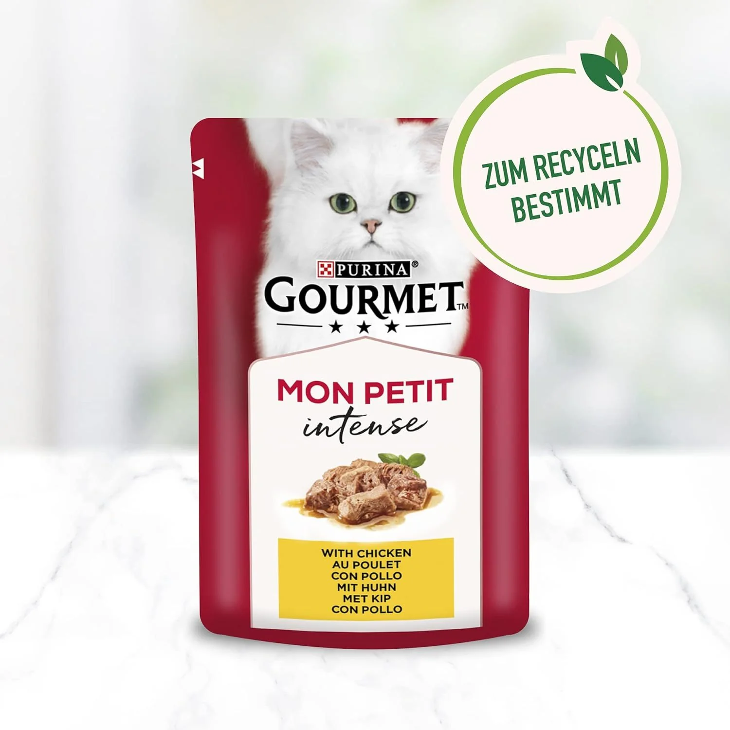 GOURMET Mon Petit Katzenfutter nass, Geflügel-Variationen 6er Pack à 50g Dose - Image 3