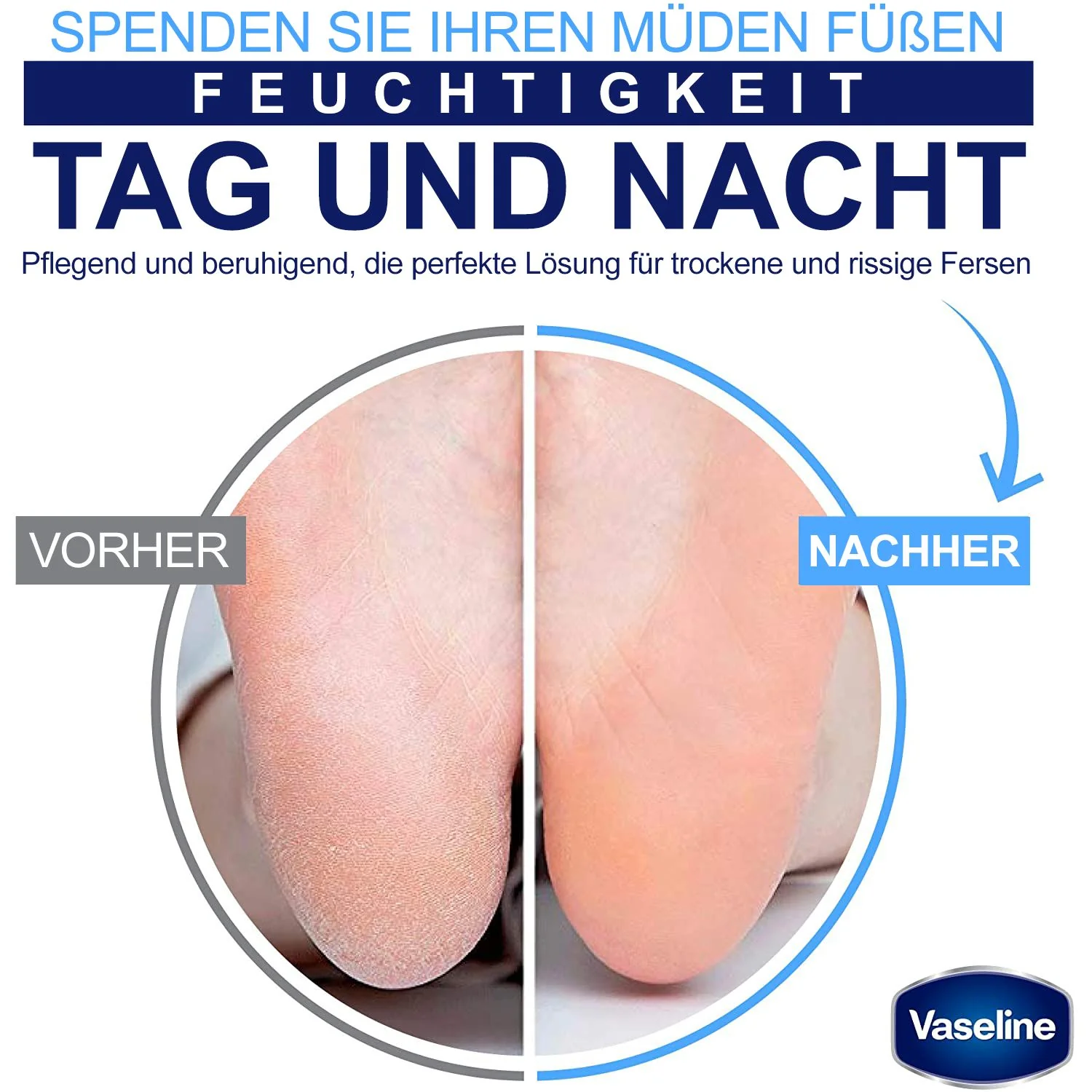 Vaseline Foot Creme | Fußcreme für die tägliche Pflege bei trockener und rissiger Haut - Image 11