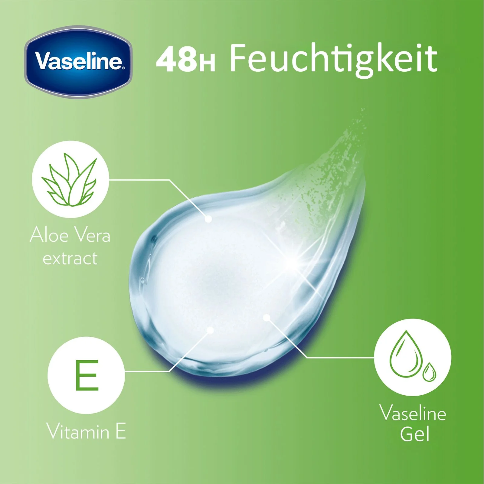 Vaseline Lip Therapy Aloe Vera | Getönter Lippenbalsam | Lippenstift mit Aloe Vera und Vitamin E - Image 4