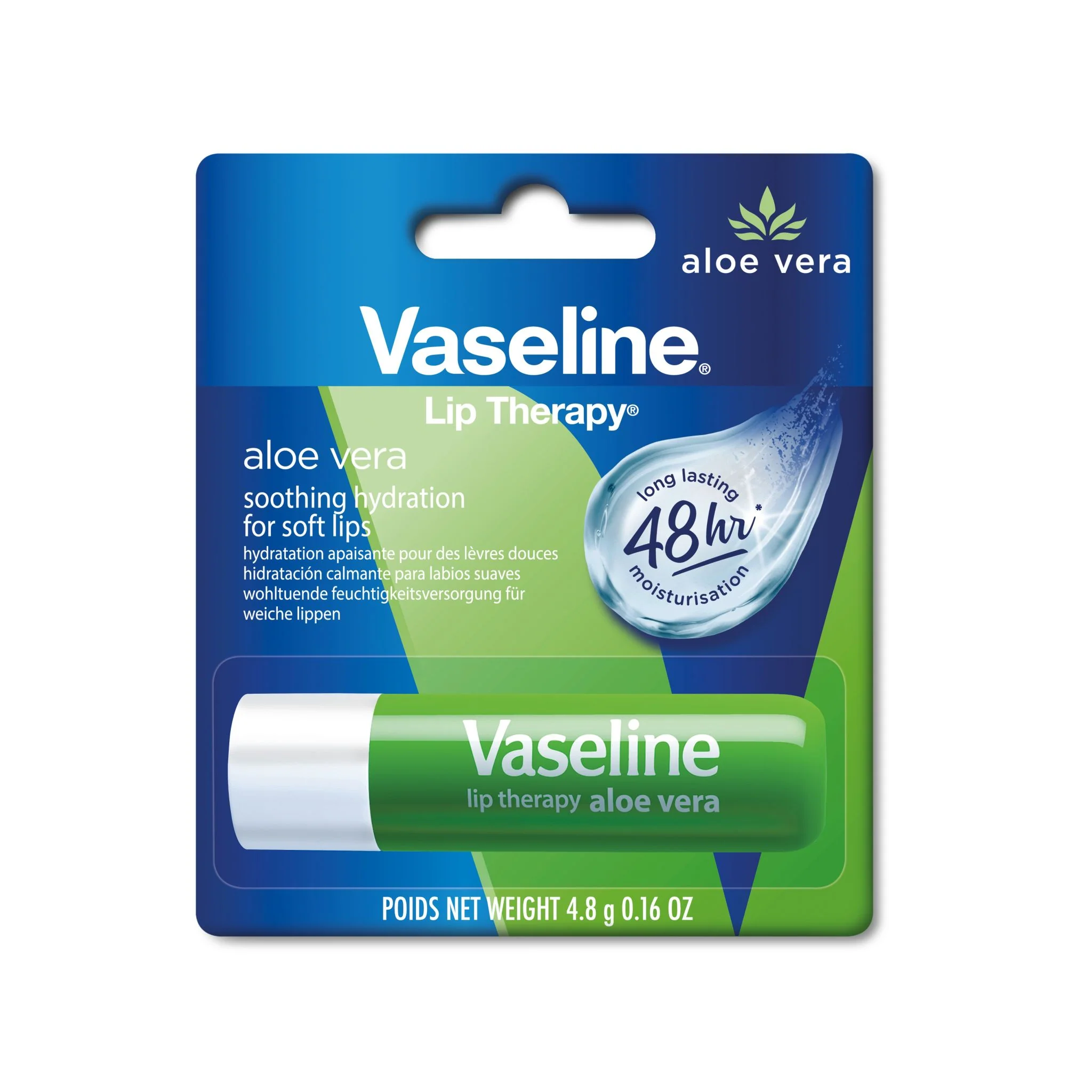 Vaseline Lip Therapy Aloe Vera | Getönter Lippenbalsam | Lippenstift mit Aloe Vera und Vitamin E - Image 8