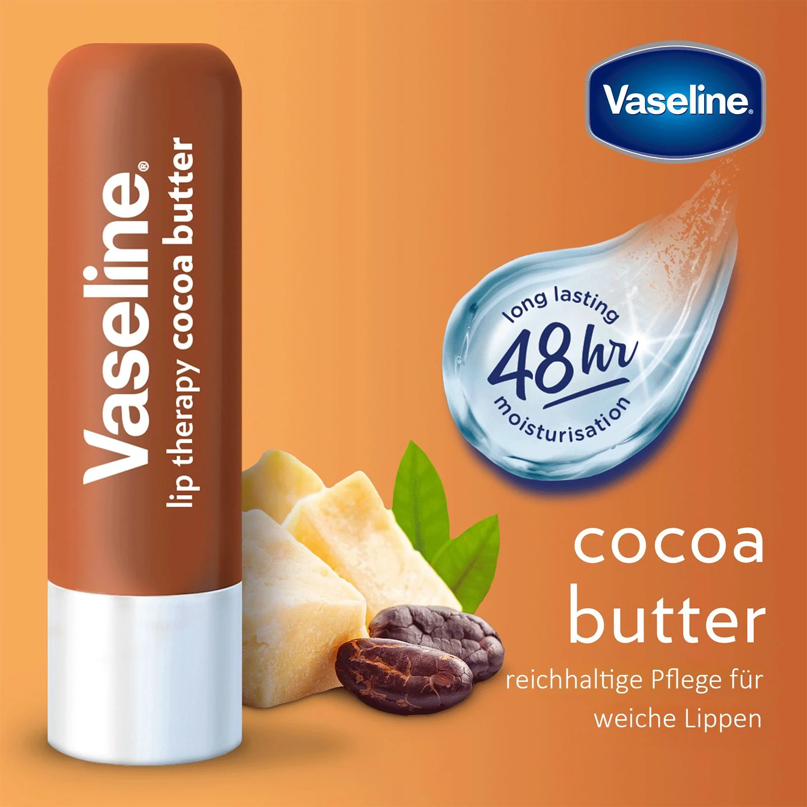 Vaseline Lip Therapy Cocoa Butter | Getönter Lippenbalsam, Lippenstift mit Kakao und Sheabutter - Image 17