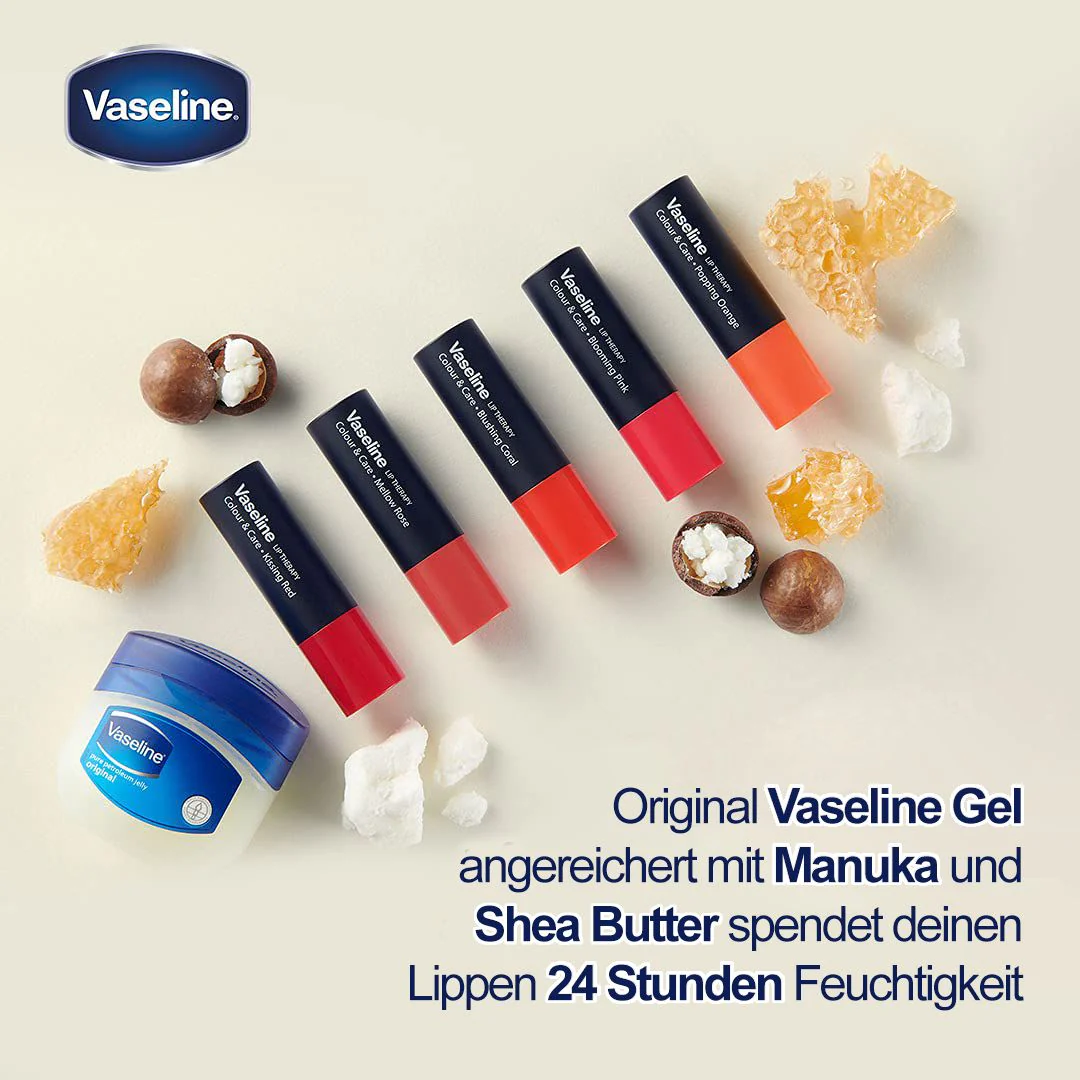 Vaseline Lip Therapy Mellow Rose | Lippenbalsam I Manuka Honig und Shea Butter I 100% natürliche Farbstoffe - Image 5